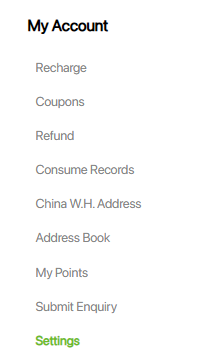 Address book en CSSBuy