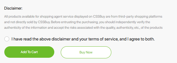 Agregar producto al carrito en CSSBuy